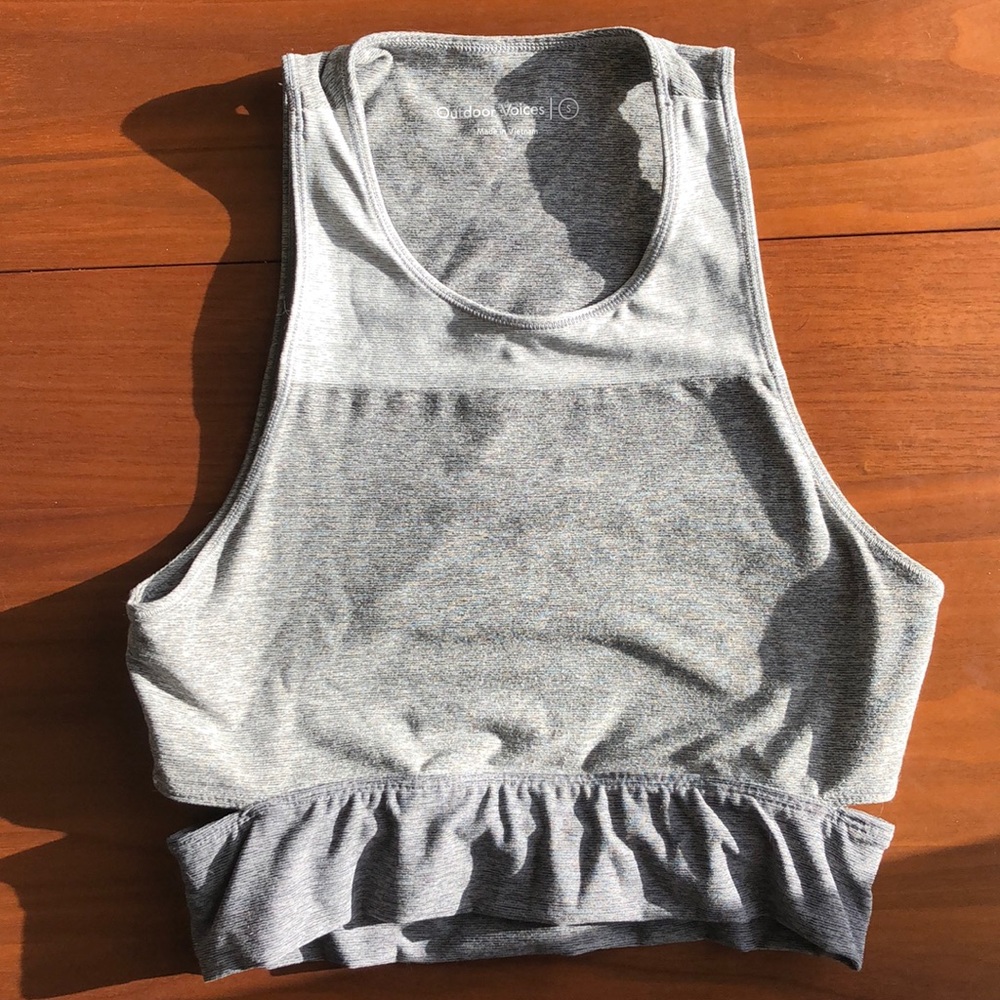 Outdoor Voices Slashback Crop Top